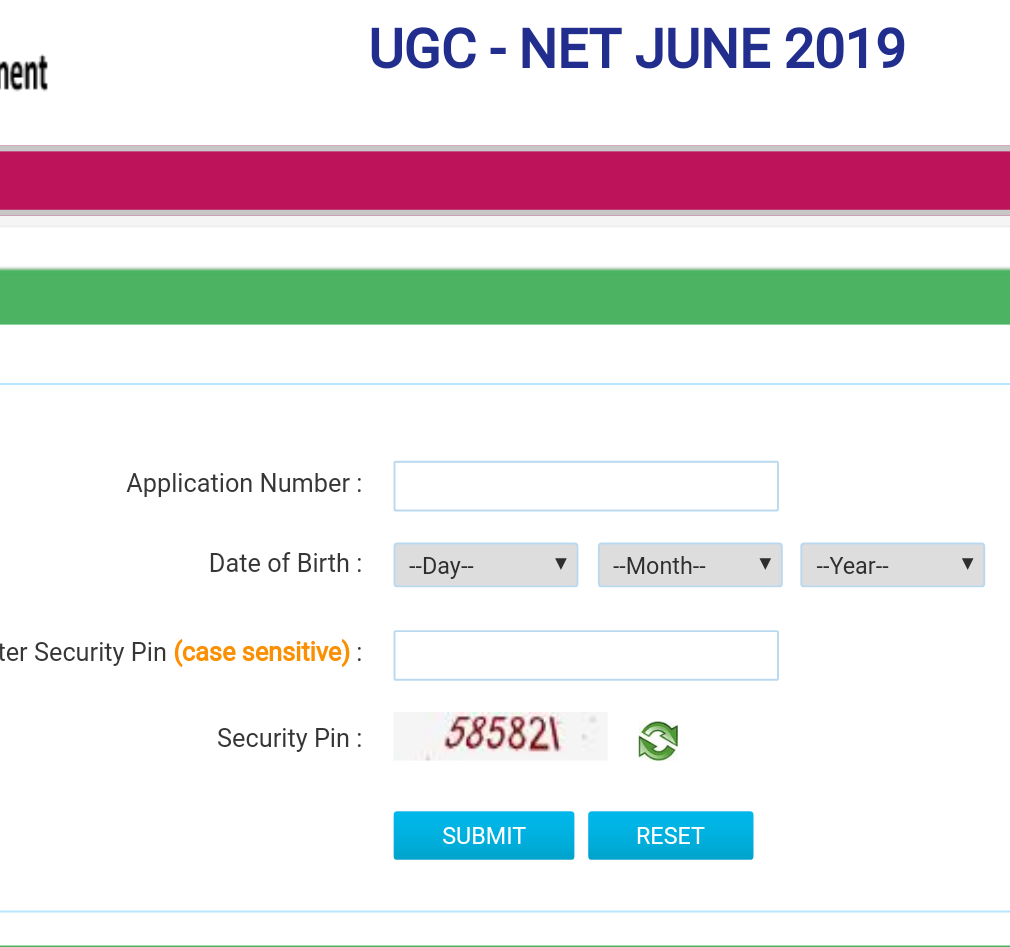 ugc net admit card 2019