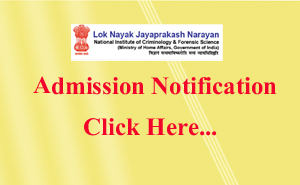 LNJN, National Institute Of criminology And Forensic Science, एडमिशन, criminology admission, admission after graduation