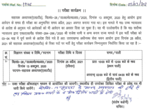 Uttarakhand lt exam