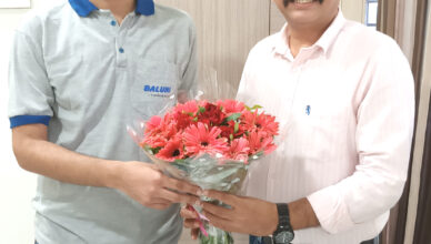 Rishit Aggarwal with Mr. Vipin Baluni