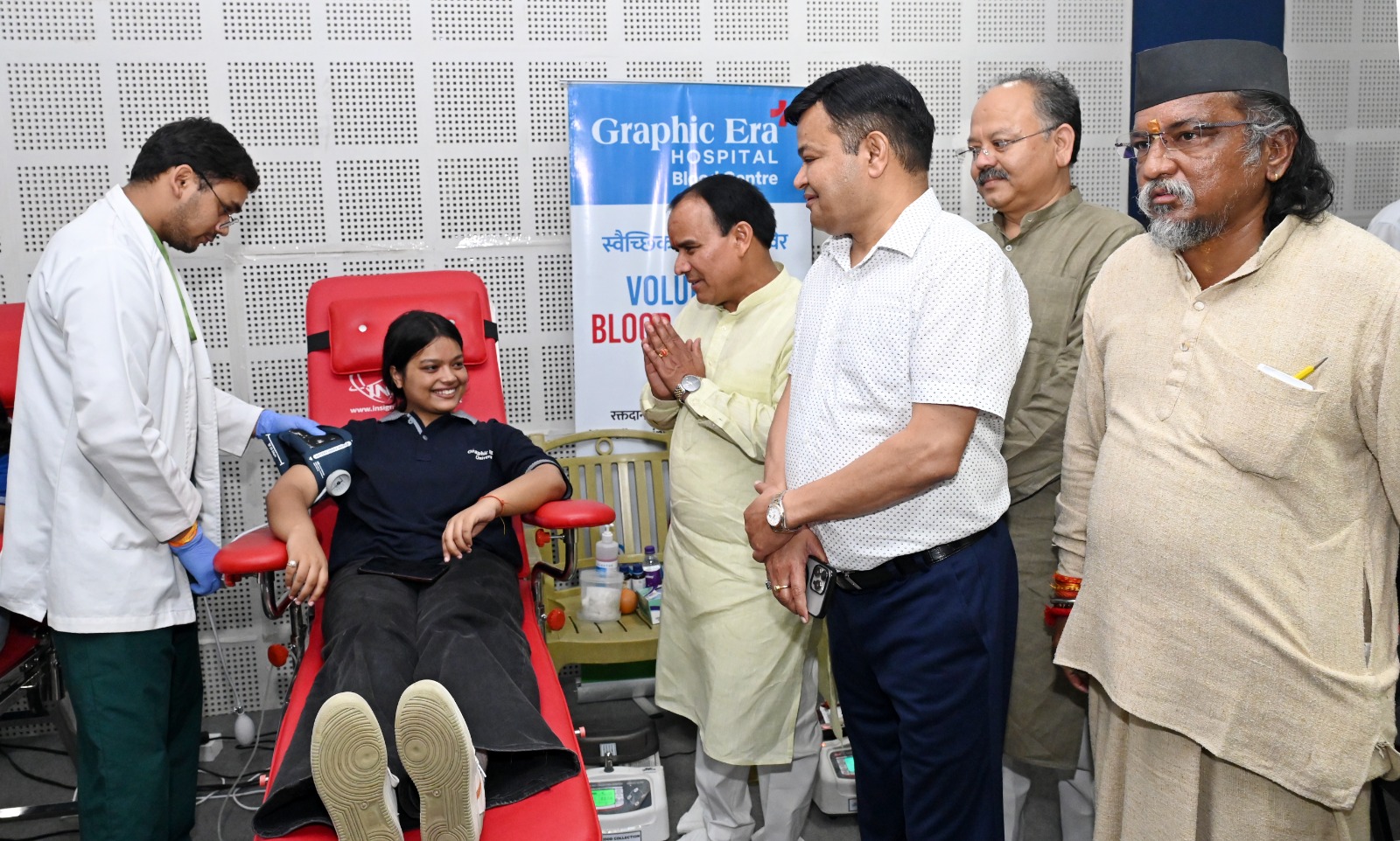 GraphicEra, BloodDonation, PMModiBirthday, RaktdanShivir, Uttarakhand, YouthPower, SocialService