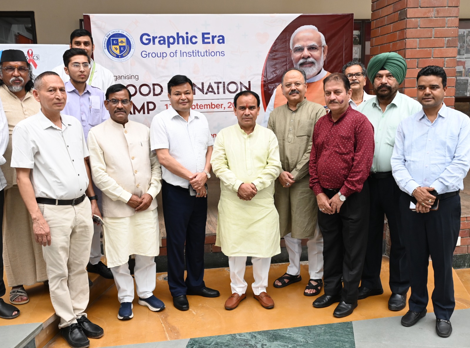 GraphicEra, BloodDonation, PMModiBirthday, RaktdanShivir, Uttarakhand, YouthPower, SocialService