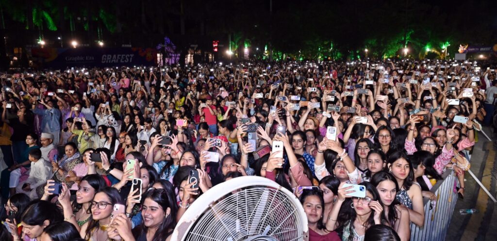 Graphic Era, Grafest 2026, Graphic Era Deemed University, Dr. Kamal Ghanshala, Pandavas Band, Pandavas Band Performance, Uttarakhand Culture, Robowars, Reverse Shark Tank, Technical Fest Dehradun, Cultural Event 2026, Talwiinder Singh Sidhu, Graphic Era Hill University, Higher Education Uttarakhand, 40 Lakh Prize Money, Engineering Events, Management Competitions, Pahadi Fusion Music, Dehradun Events 2026, Grafest Inauguration