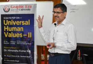 GraphicEra, FDP, HumanValues, Education, AICTE, Dehradun, HigherEducation